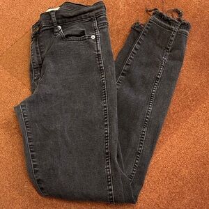 GAP Women's Charcoal Skinny Jeans